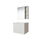 Moyu Water-Resistant Bathroom Sink Cabinet with Open Shelves - 图片 5