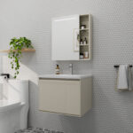Moyu Water-Resistant Bathroom Sink Cabinet with Open Shelves - 图片 13