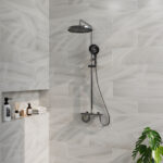 Thermostatic Shower System - 7-Function Piano Key Faucet with Rain Shower - Image 4