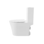 Moyu One-Piece700mm  Dual Top Flush Round Toilet in Glossy White - Image 4