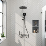 Thermostatic Shower System - 7-Function Piano Key Faucet with Rain Shower - Image 2