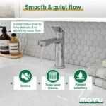 Square Spout Basin Mixer Tap - Image 8