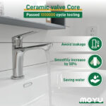 Long Reach Basin Mixer Tap - Image 6