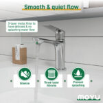 Long Reach Basin Mixer Tap - Image 8