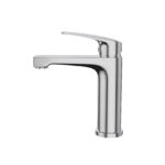 Moyu Modern Chrome Single Handle Single Hole Bathroom Faucet - Image 2