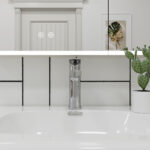 Moyu Modern Chrome Single Handle Single Hole Bathroom Faucet - Image 8