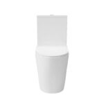 Moyu One-Piece700mm  Dual Top Flush Round Toilet in Glossy White - Image 2