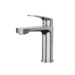 Moyu Modern Chrome Single Handle Single Hole Bathroom Faucet - Image 4