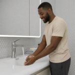 Square Spout Basin Mixer Tap - Image 5