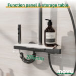 360 ° rotatable adjustable shower system, with 7 spray modes - Image 12