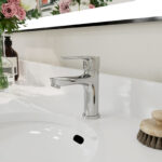 MOYU Chrome Single-Handle Bathroom Basin  Mixer Tap , Water-Saving Anti-Splash Faucet - Image 5