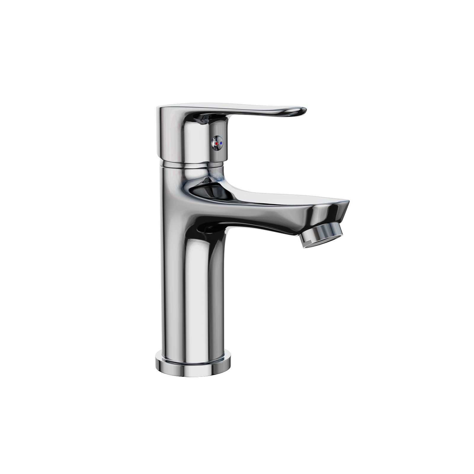 1_00000 MOYU Chrome Single-Handle Bathroom Basin Mixer Tap , Water-Saving Anti-Splash Faucet - Image 1