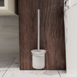 Modern Wall-Hung Toilet Cleaning Brush Kit, Anti-Limescale Easy Clean For Renovation - Image 6