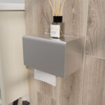 Wall Mount Stainless Steel Tissue Box, Rust Proof Bathroom Paper Towel Holder - Image 6