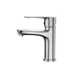 MOYU Chrome Single-Handle Bathroom Basin  Mixer Tap , Water-Saving Anti-Splash Faucet - Image 3