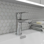 MOYU Chrome Single-Handle Bathroom Basin  Mixer Tap , Water-Saving Anti-Splash Faucet - Image 8