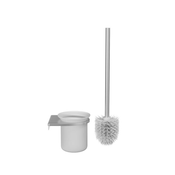 Modern Wall-Hung Toilet Cleaning Brush Kit, Anti-Limescale Easy Clean For Renovation