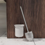 Modern Wall-Hung Toilet Cleaning Brush Kit, Anti-Limescale Easy Clean For Renovation - Image 8