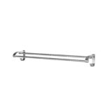 Double Bar Silver Towel Rail, Rust-Proof Wall Mount Towel Holder