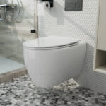 MOYU Wall Hung Toilet, Powerful Siphon Flush Wall Mounted Toilet with Stain-Resistant Glaze for Contemporary Bathrooms - Image 8
