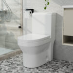 MOYU Wall Hung Toilet, Compact Wall-Mounted WC with Soft Close Seat and Powerful Siphon Flush - Image 7