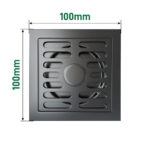 Square Anti-Odour Floor Drain | Rust Proof Fast Water Drainage - Image 5