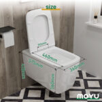 MOYU Wall-mounted square toilet - Image 12