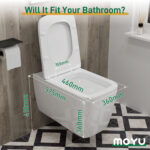Square Wall-Hung Toilet - Image 5
