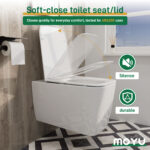 Square Wall-Hung Toilet - Image 8