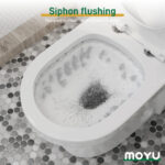 MOYU Wall Hung Toilet, Compact Wall-Mounted WC with Soft Close Seat and Powerful Siphon Flush - Image 11