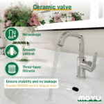 Moyu Polishing chrome rotary nozzle faucet - Image 12