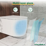 Dual-Outlet Wall-Hung Toilet - Image 9