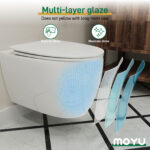 Round Wall-Hung Toilet - Image 8