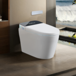 Floor Mount Elongated Commode for Domestic